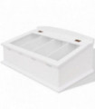 vidaXL Cutlery Tray MDF White Baroque Style