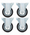 Fixed Casters 4 pcs 75 mm