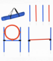 Pet Agility Set Training Play Kit Dog Jump Hoop Poles Tunnel Obedience Equipment