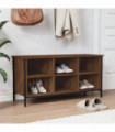 vidaXL Shoe Cabinet Brown Oak 100x35x50 cm Engineered Wood