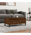 vidaXL Coffee Table Brown Oak 90x50x36.5 cm Engineered Wood