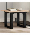 vidaXL Coffee Table Legs O-Frame 40x40x33 cm Cast Iron