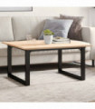 vidaXL Coffee Table Legs O-Frame 80x70x43 cm Cast Iron