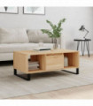 vidaXL Coffee Table Sonoma Oak 90x50x36.5 cm Engineered Wood