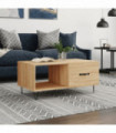 vidaXL Coffee Table Sonoma Oak 90x50x40 cm Engineered Wood