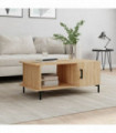 vidaXL Coffee Table Sonoma Oak 90x50x40 cm Engineered Wood