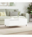 vidaXL Coffee Table White 90x50x36.5 cm Engineered Wood