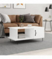 vidaXL Coffee Table White 90x50x40 cm Engineered Wood
