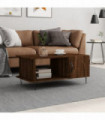 vidaXL Coffee Table Brown Oak 90x50x40 cm Engineered Wood