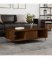 vidaXL Coffee Table Brown Oak 104x60x35 cm Engineered Wood