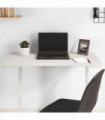 vidaXL Desk Top White 80x40x2.5 cm Solid Wood Pine