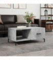 vidaXL Coffee Table Concrete Grey 90x50x40 cm Engineered Wood