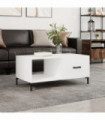 vidaXL Coffee Table White 90x50x40 cm Engineered Wood