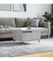 vidaXL Coffee Table Grey Sonoma 55x55x36.5 cm Engineered Wood