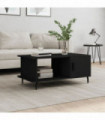 vidaXL Coffee Table Black 90x50x40 cm Engineered Wood