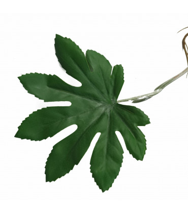 Artificial Trailing Hanging Aralia Plant Large Format Leaves Green 110cm x 30cm