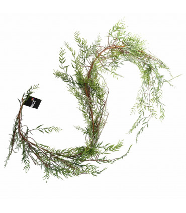 Artificial Garland Trailing Hanging Willow Plant Realistic Green 200cm