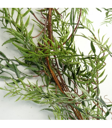 Artificial Garland Trailing Hanging Willow Plant Realistic Green 200cm