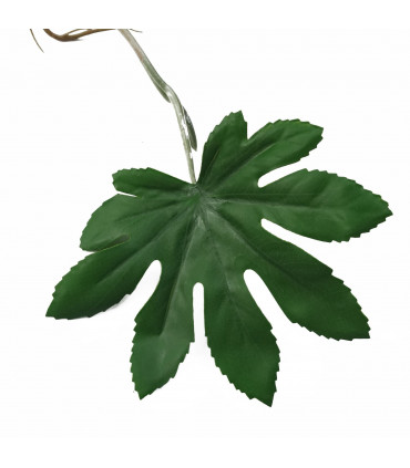 Artificial Hanging Trailing Aralia Plant Pack of 6 Realistic Large Leaves 110cm