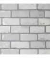Metallic Brick White/Silver sw12