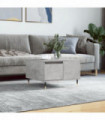 vidaXL Coffee Table Concrete Grey 55x55x36.5 cm Engineered Wood