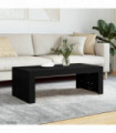 vidaXL Coffee Table Black 102x50x36 cm Engineered Wood