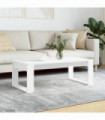 vidaXL Coffee Table White 102x50x35 cm Engineered Wood