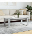 vidaXL Coffee Table Concrete Grey 102x50x35 cm Engineered Wood