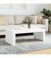 vidaXL Coffee Table White 102x50x36 cm Engineered Wood