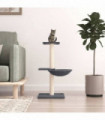vidaXL Cat Tree with Sisal Scratching Posts Dark Grey 72 cm