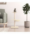 vidaXL Cat Tree with Sisal Scratching Posts Cream 72 cm