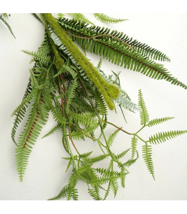 Artificial Trailing Hanging Fern Garland Green Plastic 180cm Realistic
