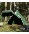 vidaXL Camping Tent Tipi 5-Person Green Waterproof