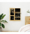 vidaXL Mirror Jewellery Cabinet Wall Mounted 30x8.5x67 cm