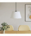 vidaXL Ceiling Lamp Shade White Ø50x30 cm Wicker