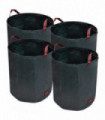 Garden Waste Bag Dark Green 4 pcs 272 L 150 g/sqm