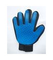 Vinsani [Blue] Pet Grooming Glove Brush Massager, Pet Hair Remover Mitt Deshedding Glove - Perfect for Dogs & Cats with Long & Short Fur