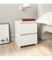 Bedside Cabinet White 30x30x40 cm Engineered Wood