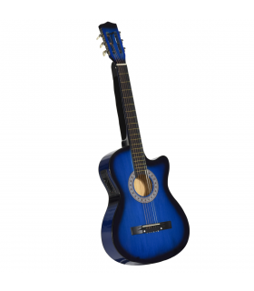 HOMCOM Beginner Acoustic Electric Cutaway Guitar Kids Guitar and Junior Guitar