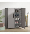 Shoe Cabinet Grey 60x28x90 cm Fabric