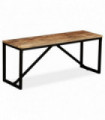 vidaXL Bench Solid Mango Wood 110x35x45 cm