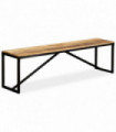 vidaXL Bench Solid Mango Wood 160x35x45 cm