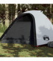 vidaXL Camping Tent Dome 4-Person White Blackout Fabric Waterproof