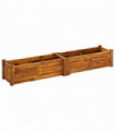 vidaXL Garden Raised Bed Acacia Wood 150x30x25 cm