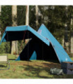 vidaXL Camping Tent Tipi 5-Person Blue Waterproof