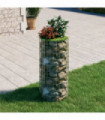 Circular Gabion Raised Bed Galvanised Steel Ø50x100 cm