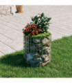 Circular Gabion Raised Bed Galvanised Steel Ø50x50 cm