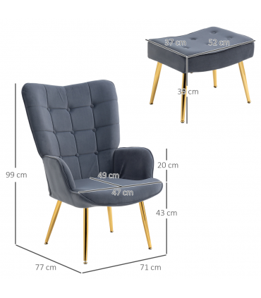 Armchair & Footstool