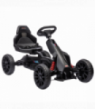 HOMCOM Children Pedal Go Kart with Adjustable Seat, Handbrake - Black