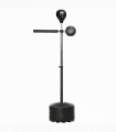 SPORTNOW Adjustable Speed Bag, Boxing Bag with Stand, Reflex Bar, Black
